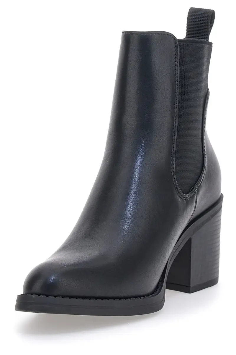 Stivaletti Neri con Elastici Laterali e Tacco Largo Pittarello Capsule 24186006 [NERO] miniatura 3