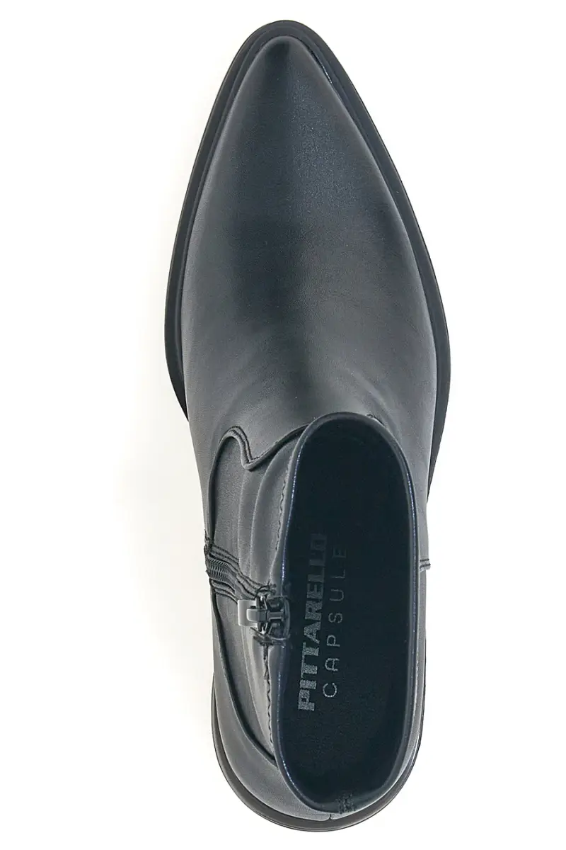 Stivaletti neri con punta affusolata e tacco medio Pittarello BT251146008 [NERO] miniatura 3