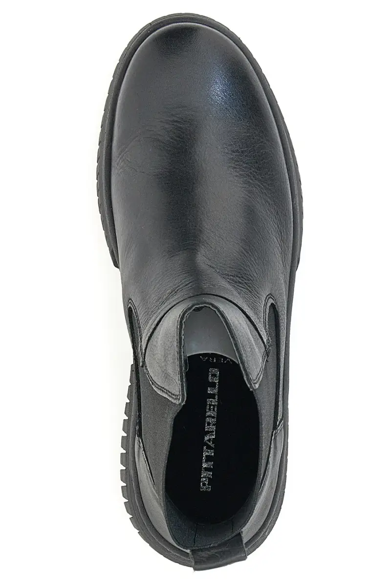 Stivaletto Chelsea Boots Pittarello 884001 Neri Vera Pelle [NERO] miniatura 5