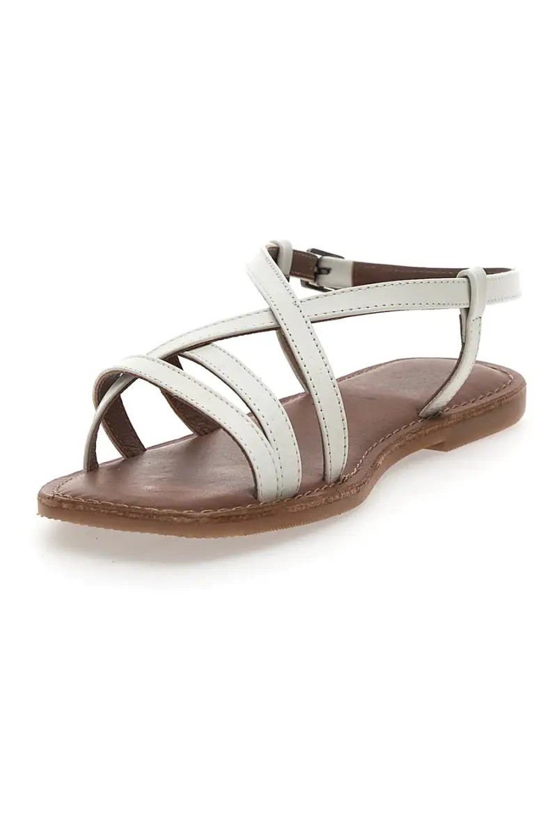 Sandali Bianchi con Tomaia Incrociata PITTARELLO SUN A99361102 [BIANCO] miniatura 4