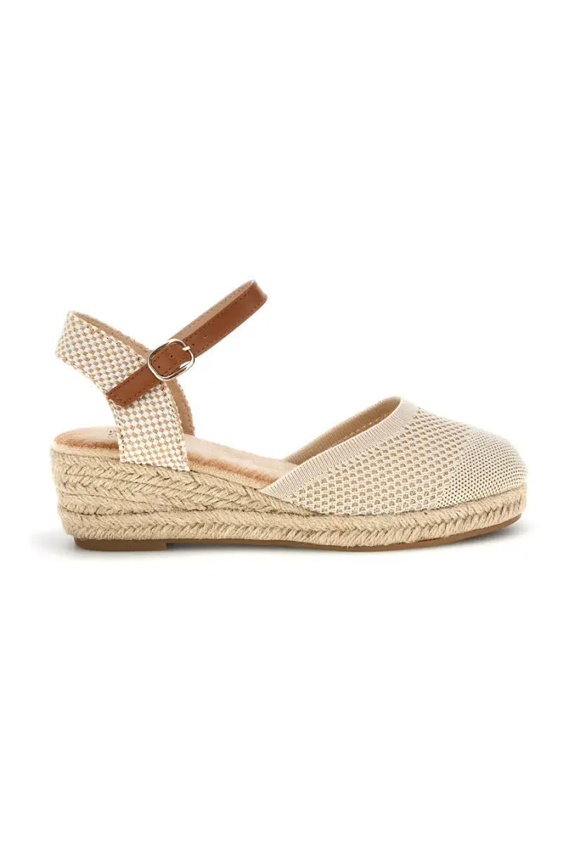 Sandali espadrillas Beige con zeppa in corda Pittarello Sun Bl4 [BEIGE]