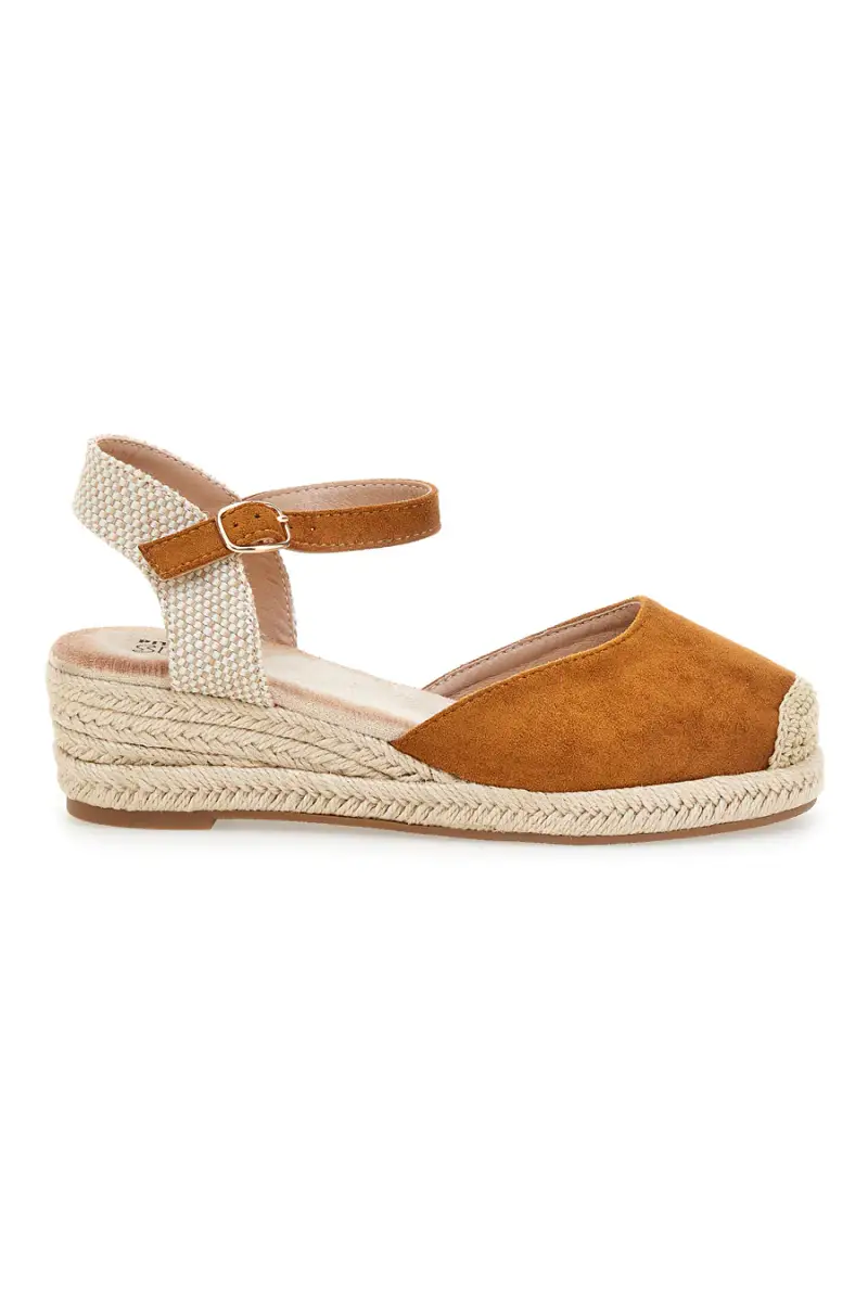Sandali espadrillas da donna camel con zeppa in corda Pittarello sun BL1 [CAMEL]