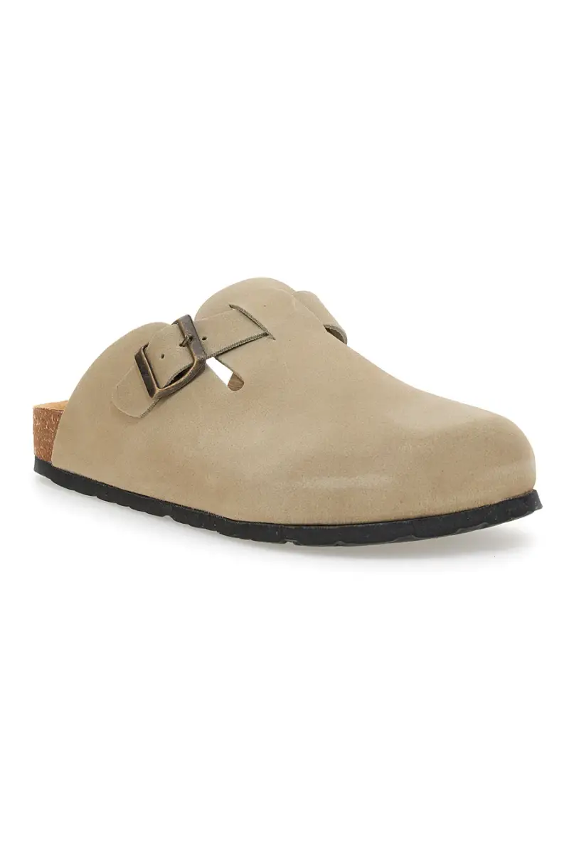Ciabatte beige chiaro con fibbia in vera pelle Pittarello Tierra 335A013PR [SABBIA] miniatura 3