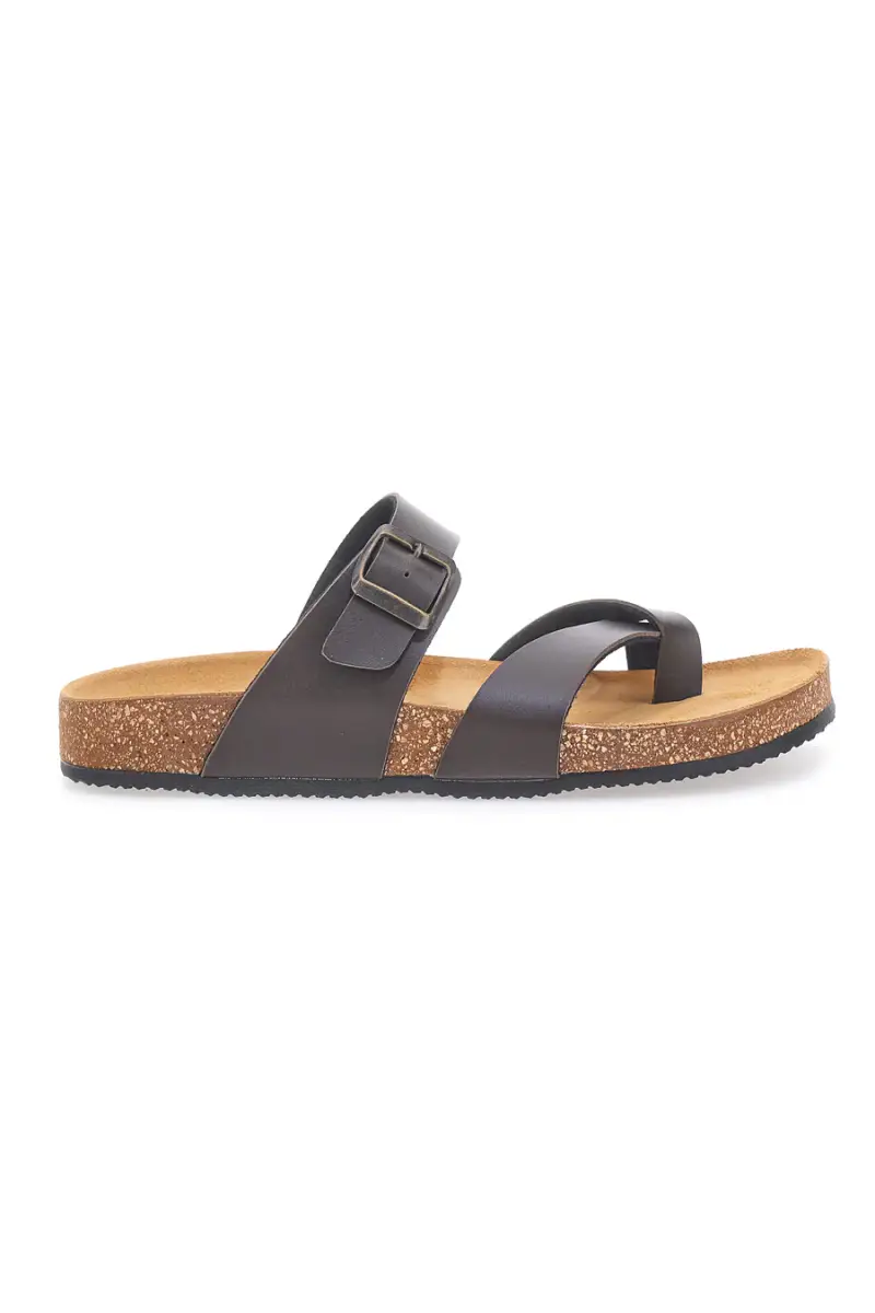 Ciabatte infradito marroni con sottopiede in pelle Pittarello Tierra 335A311SR [TESTA DI MORO]