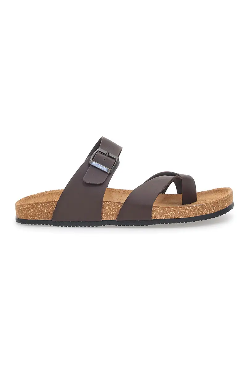 Ciabatte Marroni Made In Italy con Infradito Pittarello Tierra 335311 [TESTA DI MORO]