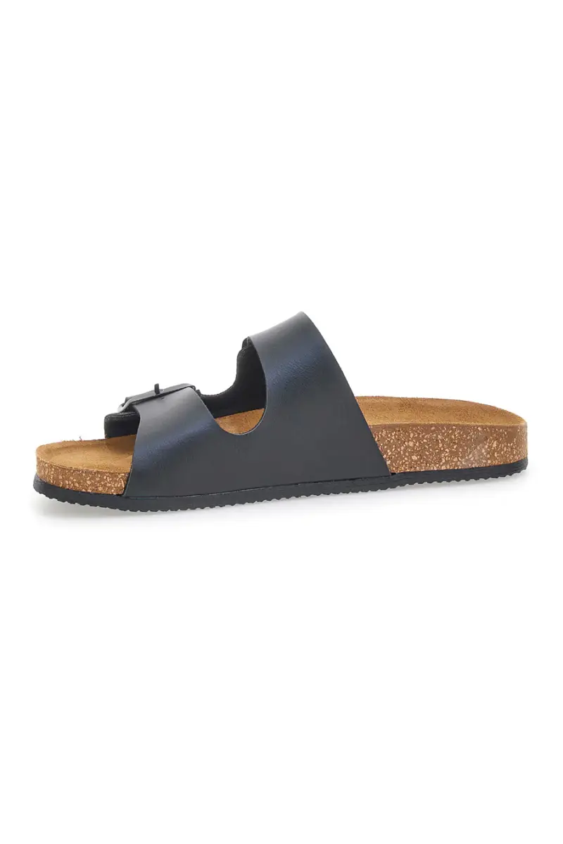 Ciabatte Nere con Doppia Fibbia Made in Italy PITTARELLO TIERRA 335A20630SR [NERO] miniatura 4