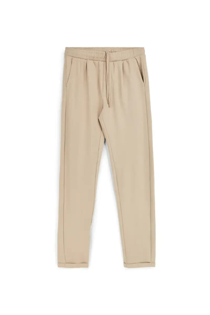 Pantaloni beige tinta unita tasche laterali Pittarello tierra PT-T-9077 [BEIGE]