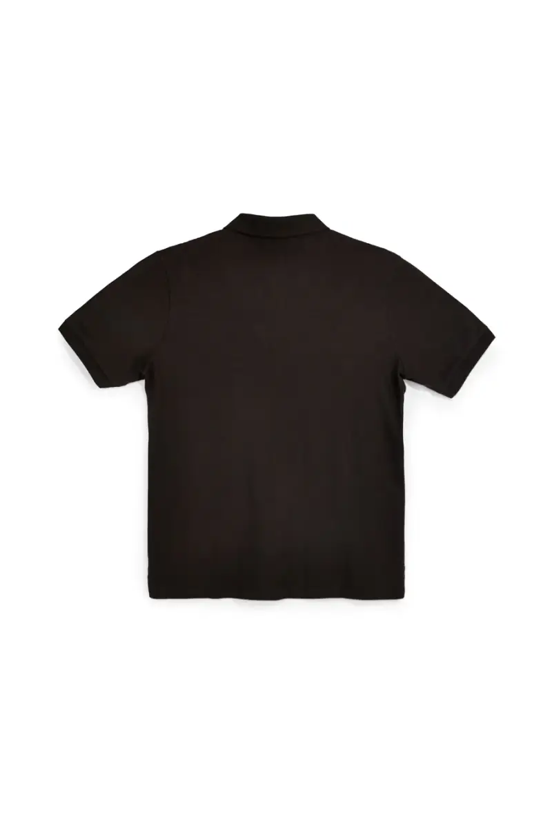 Polo marrone maniche corte colletto bottoni Pittarello tierra PT-T-9079 [MARRONE SCURO] miniatura 2