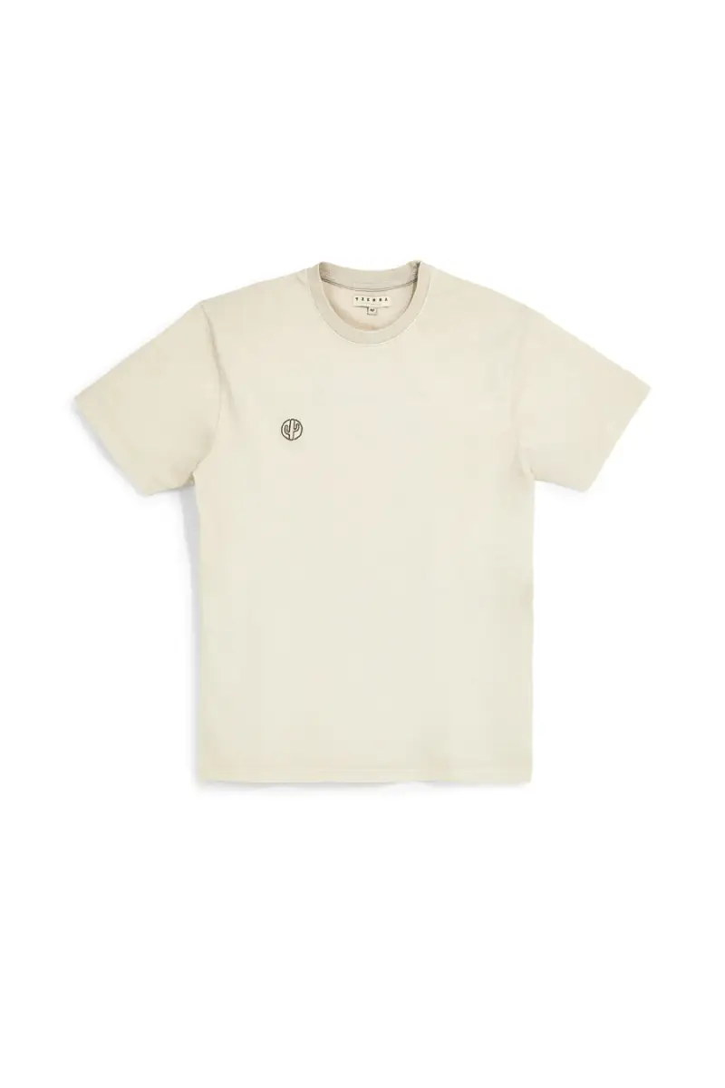 T-shirt beige girocollo tinta unita Pittarello tierra PT-T-9066 [BEIGE]