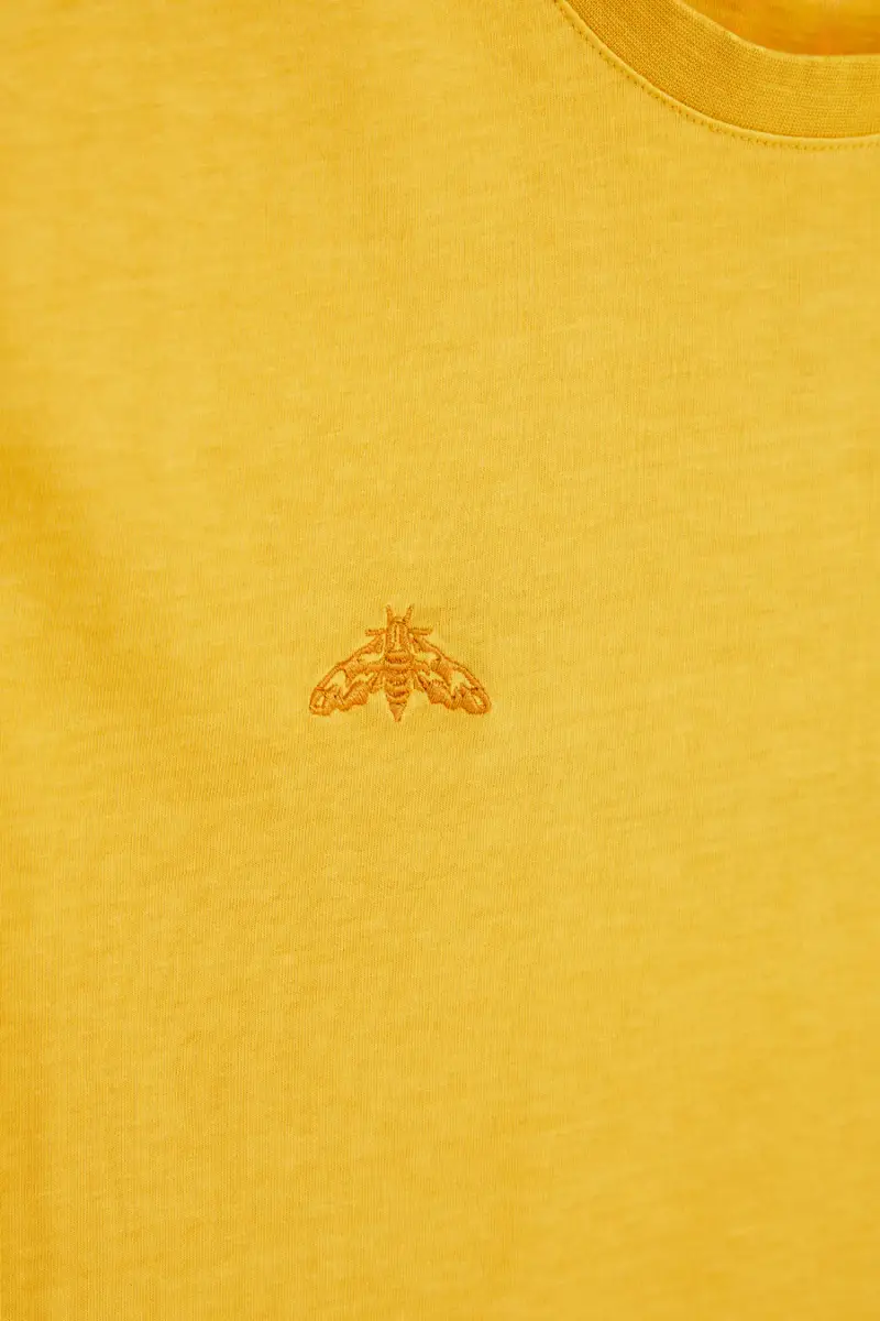 T-shirt in cotone gialla con logo Pittarello Tierra pt-t-9067 [MANGO] miniatura 2