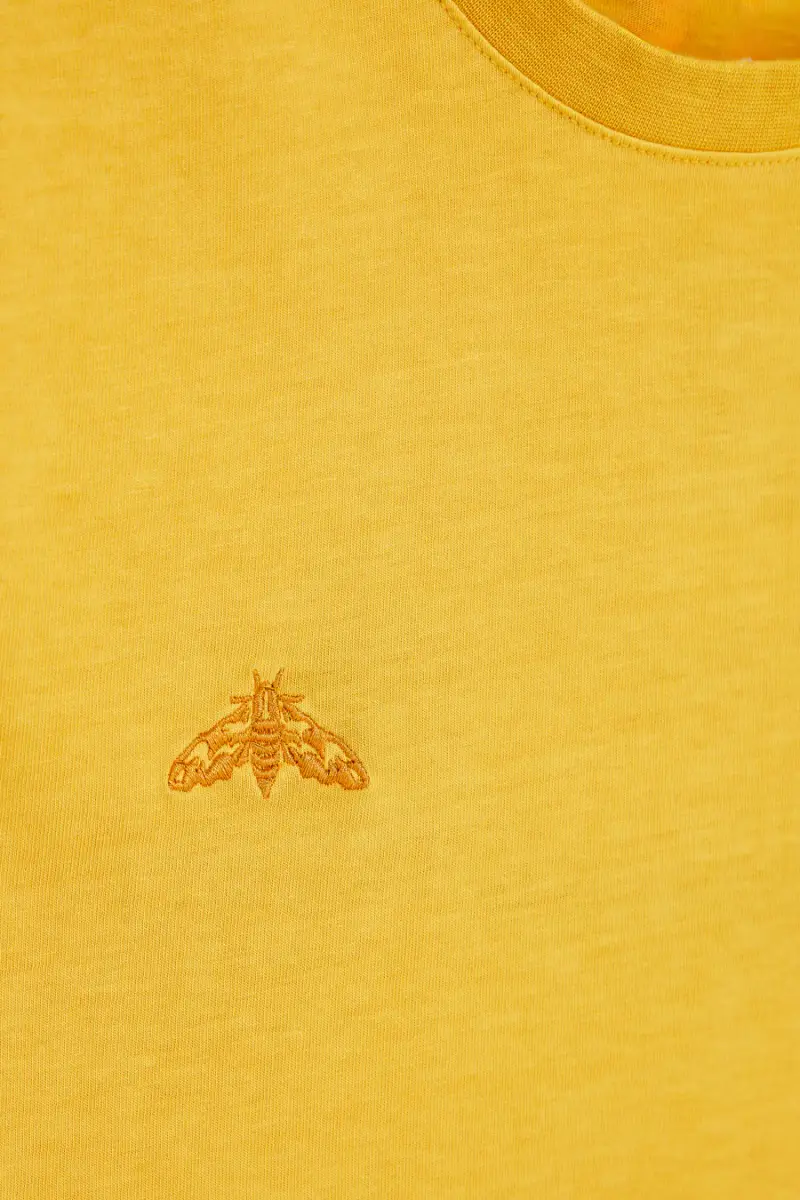 T-shirt in cotone gialla con logo Pittarello Tierra pt-t-9067 [MANGO] miniatura 4