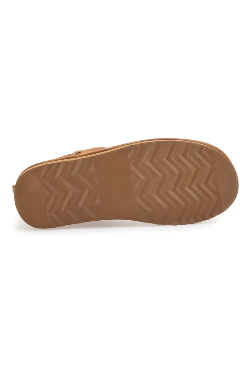 Stivaletti cammello in pelle scamosciata con pelo interno stile pantofola Pittarello wow 3550 [CAMEL] miniatura 5