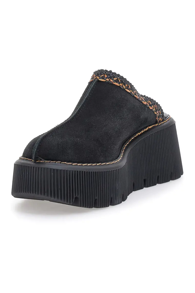 Zoccoli neri con Platform PITTARELLO 5796 [NERO] miniatura 3