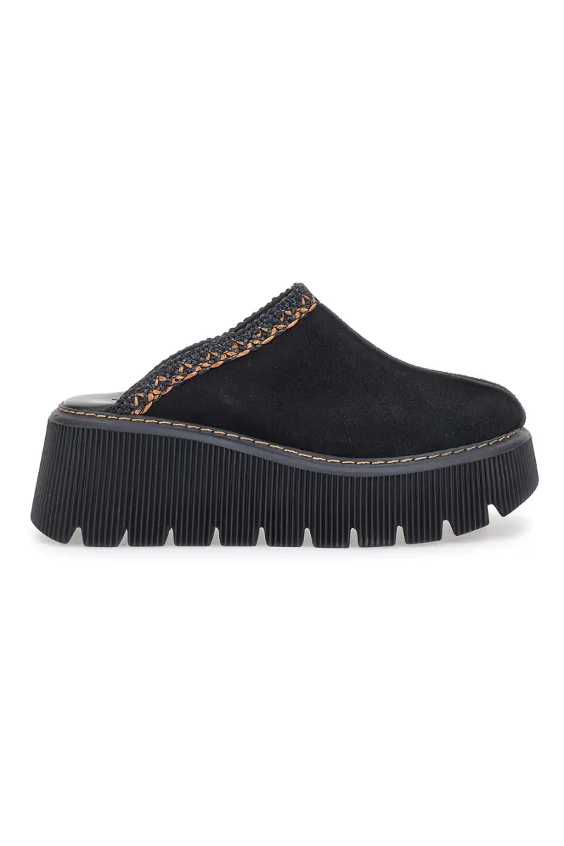 Zoccoli neri con Platform PITTARELLO 5796 [NERO]