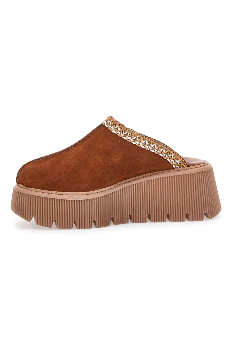 Zoccoli Sabot Invernali Marrone con Platform PITTARELLO 5796 [MARRONE] miniatura 4