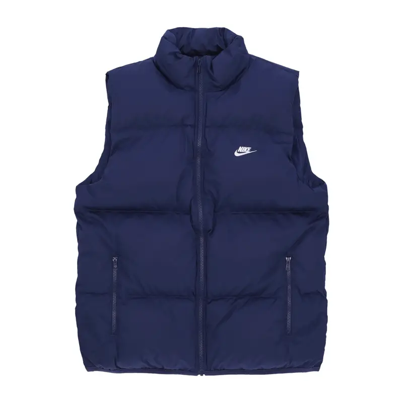 Piumino Smanicato Uomo Club Puffer Vest Midnight Navy/white