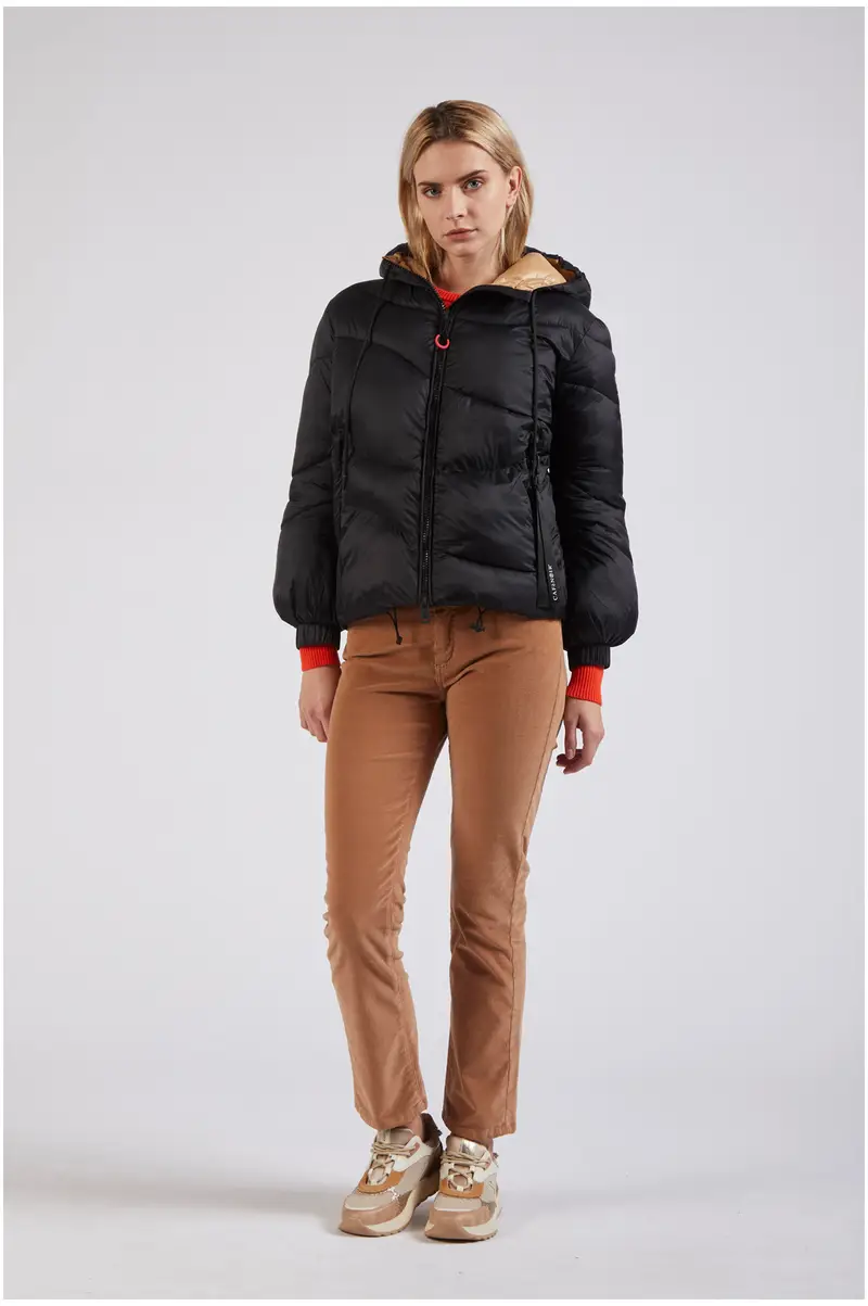 piumino stampa be noir interna nero 48