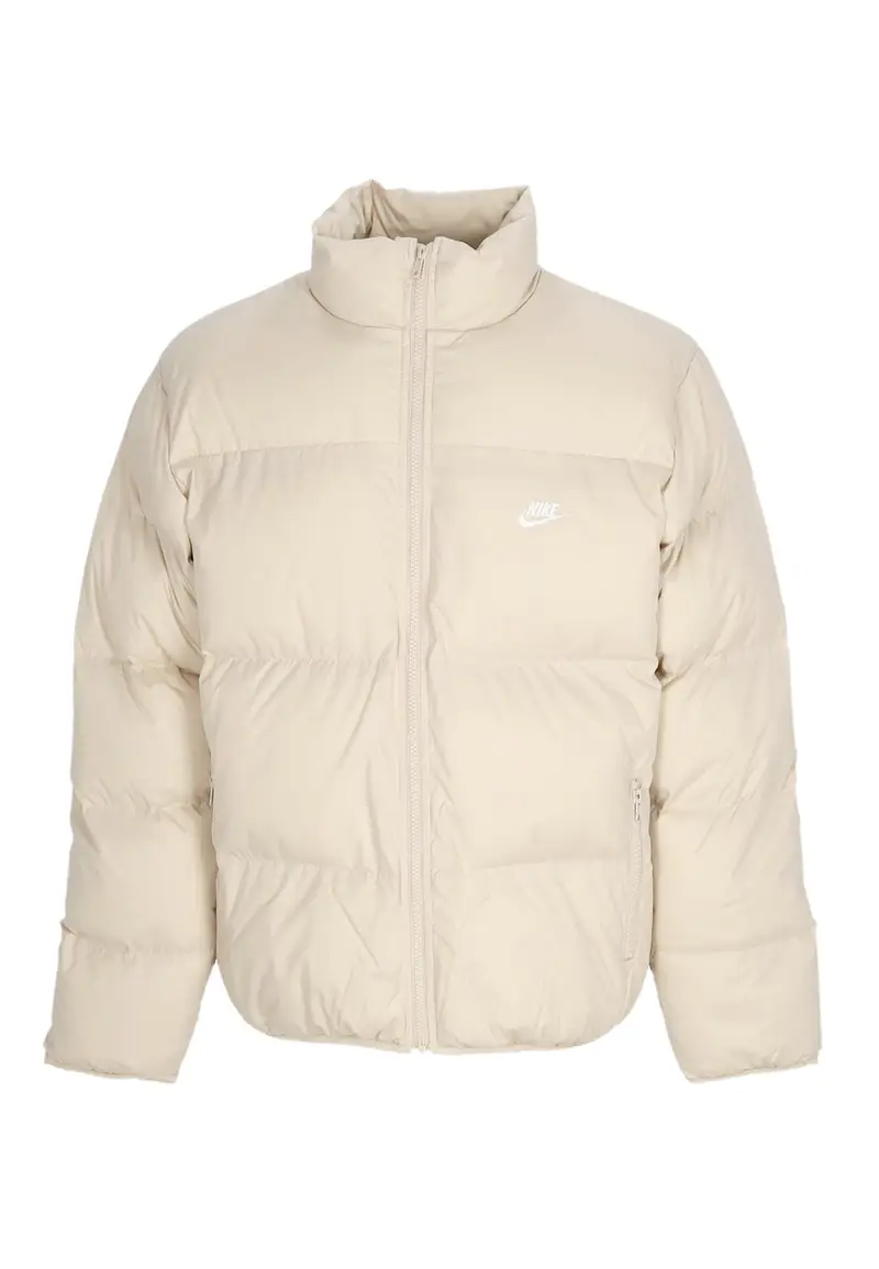 Piumino Uomo Club Puffer Jacket Sanddrift/white