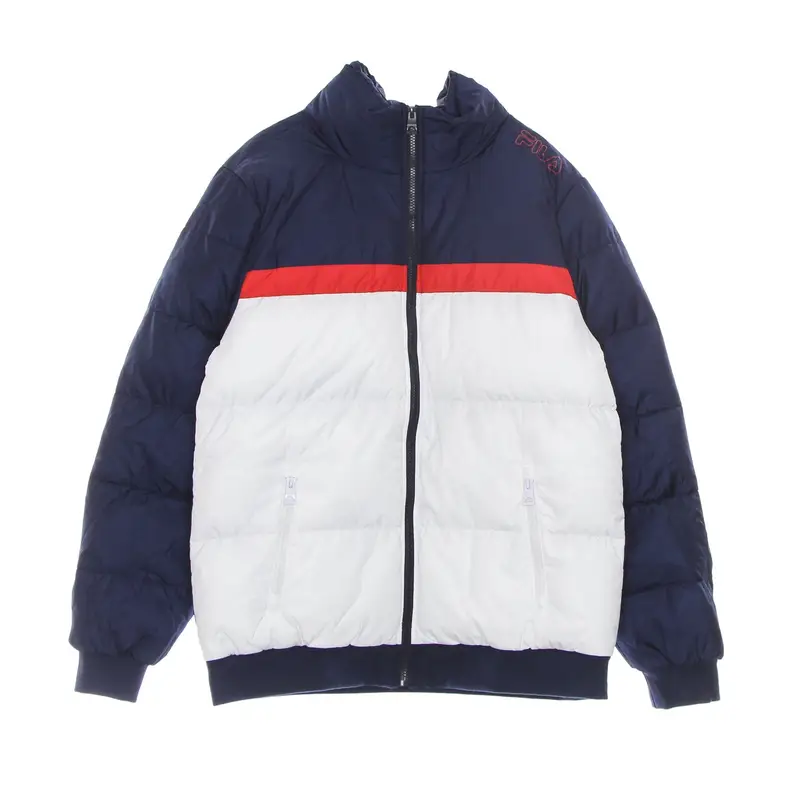 Piumino Uomo Oliver Puff Jacket Bright White/black Iris/true Red