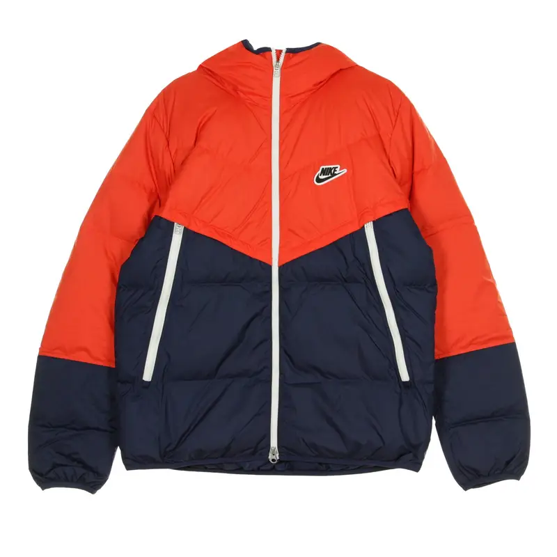 Piumino Uomo Sportswear Down-fill Windrunner Chile Red/midnight Navy/black