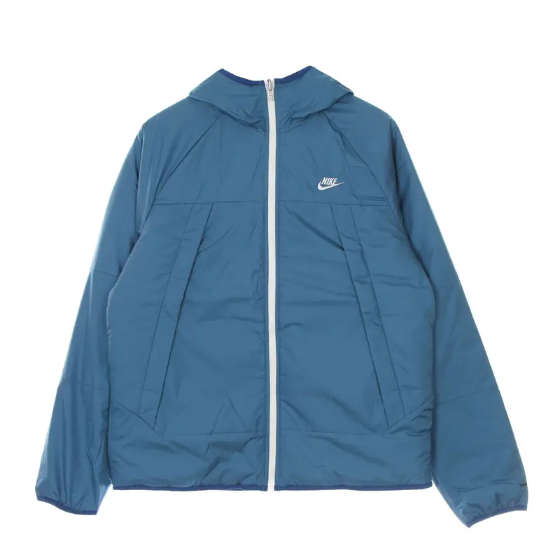Piumino Uomo Therma Fit Legacy Reversible Hooded Jacket Rift Blue/saturn Gold/sail
