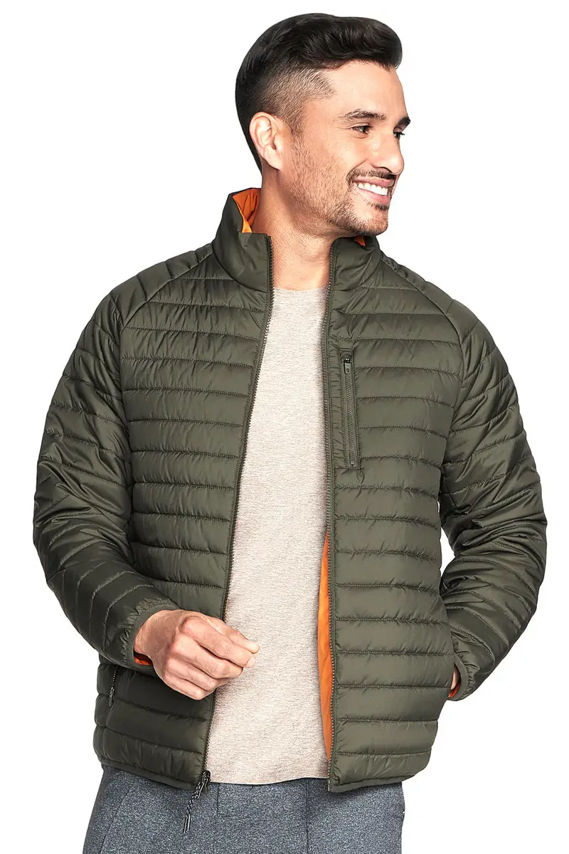 Piumino Verde Reversibile Skechers GO SHIELD Altitude Reversible Jacket