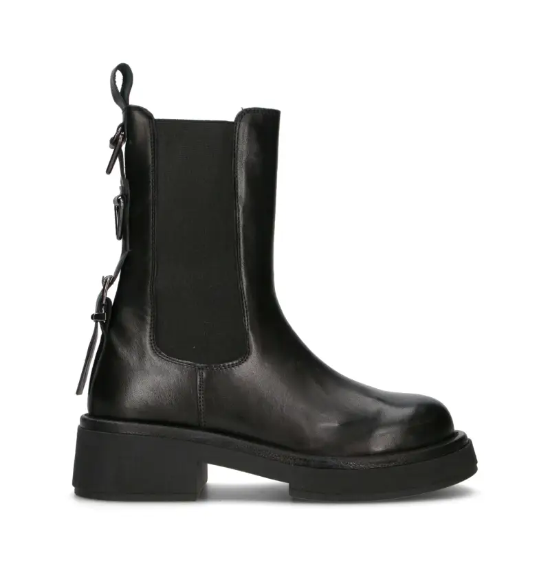 Beatles donna nero in pelle Vario