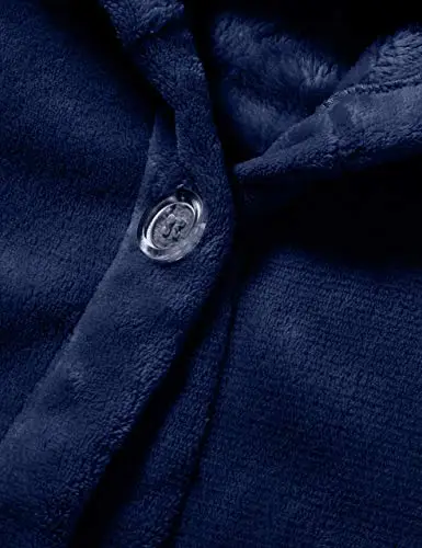 Playshoes Accappatoio in pile per bambini, Vestaglia Unisex - Bambini e ragazzi, marino, 98/104 miniatura 2