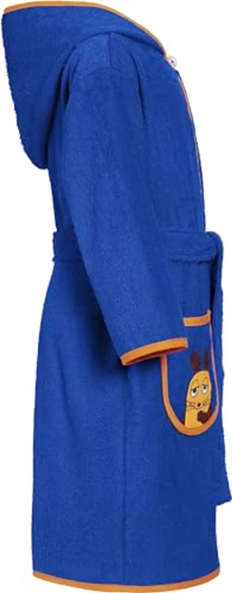 Playshoes Accappatoio In Spugna Per Bambini, Unisex - Bambini e ragazzi, Marino Il Topo, 98 miniatura 3