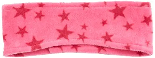 Playshoes Fascia In Pile, Fascia invernale Unisex - Bambini e ragazzi, Stelle Rosa, Taglia unica
