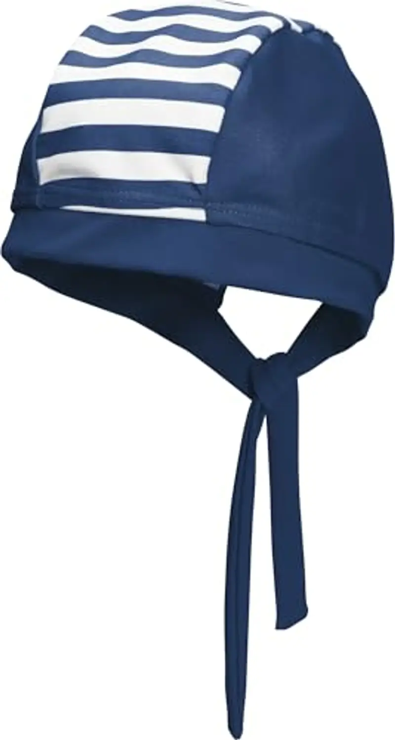 Playshoes Foulard Con Protezione Uv, Copricapo con cuffia da bagno Unisex - Bambini e ragazzi, Marittimo, 53
