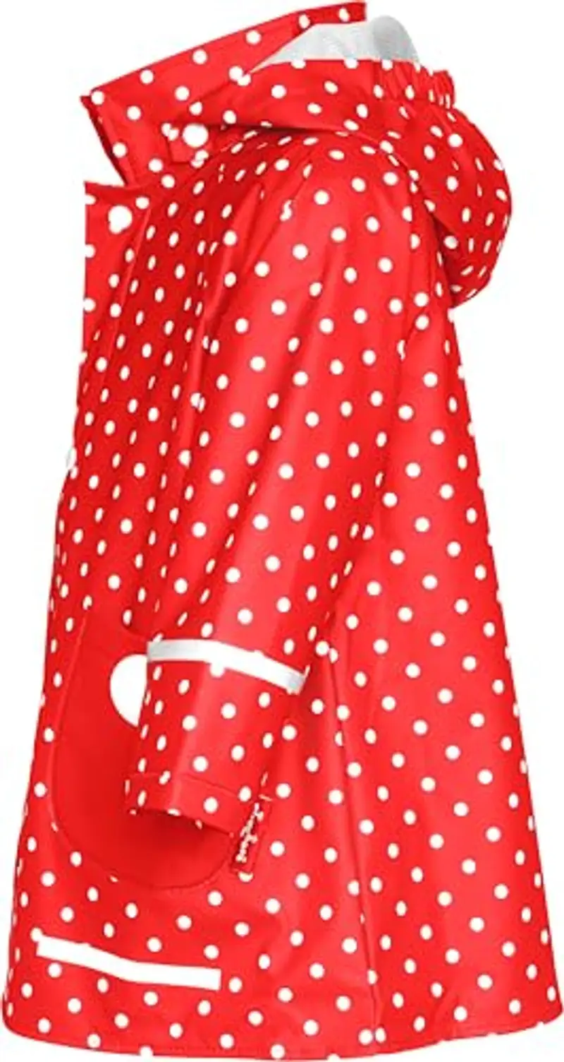Playshoes Giacca da pioggia, Abbigliamento antipioggia antivento e impermeabile Unisex - Bambini e ragazzi, punti rossi, 80 miniatura 2