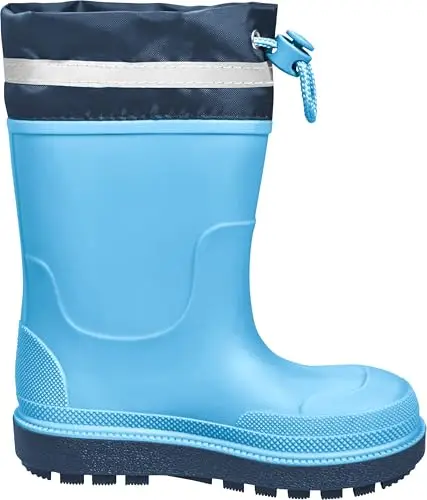 Playshoes Gummistiefel, Stivali in Gomma, Blau Stulpe, 26 EU miniatura 3