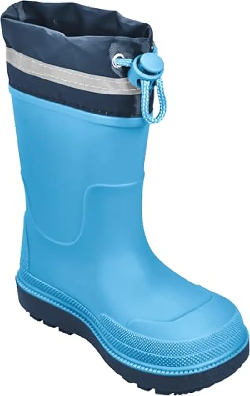 Playshoes Gummistiefel, Stivali in Gomma, Blau Stulpe, 30 EU miniatura 2