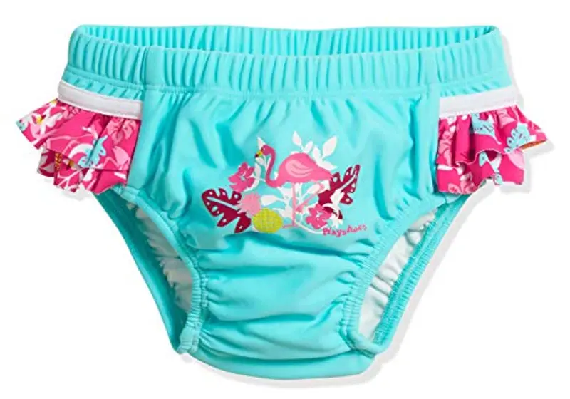 Playshoes Pantaloni Pannolini Con Protezione Uv, Costume da bagno costume da bagno Unisex - Bambini e ragazzi, Fenicottero, 86-92
