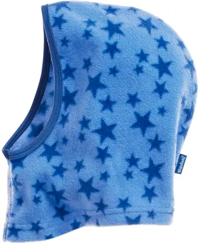 Playshoes Passamontagna In Pile, Cappello invernale Unisex - Bambini e ragazzi, Stelle Blu, Taglia unica