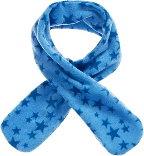 Playshoes Sciarpa In Pile, Sciarpa invernale Unisex - Bambini e ragazzi, Stelle Blu, Taglia unica