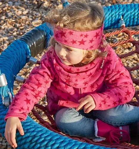 Playshoes Sciarpa Tubolare In Pile, Sciarpa invernale Unisex - Bambini e ragazzi, Rosa 2418, Taglia unica miniatura 3