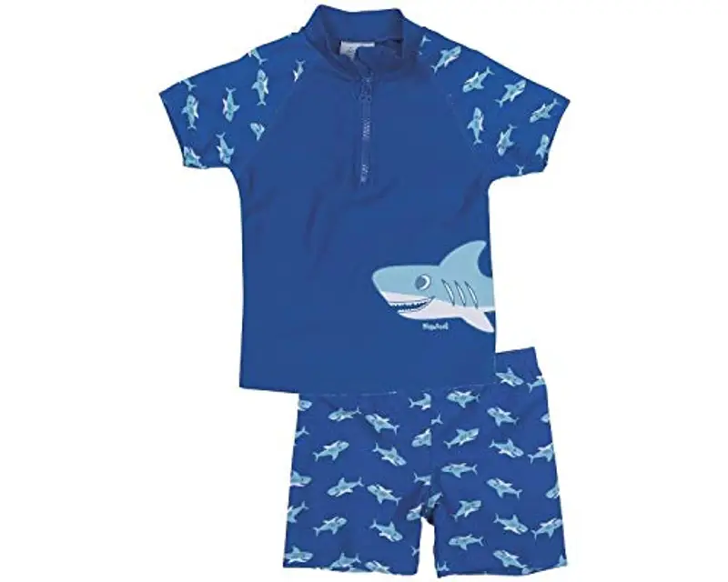Playshoes Set Da Bagno Con Protezione Uv, Unisex - Bambini e ragazzi, Hai, 86-92