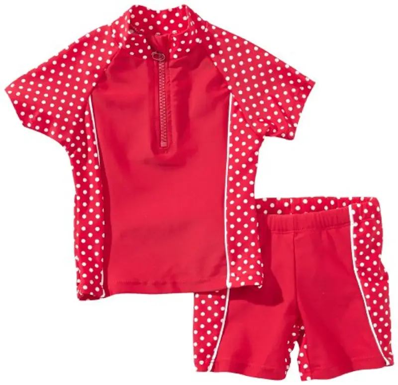 Playshoes Set Da Bagno Con Protezione Uv, Unisex - Bambini e ragazzi, Punti, 98-104