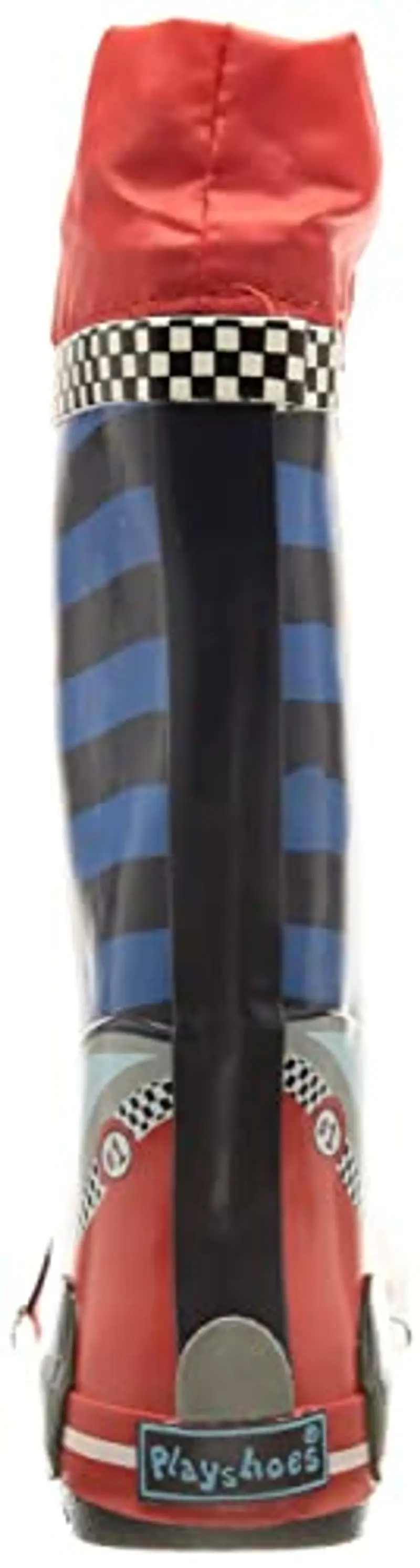 Playshoes Stivali di Gomma Con Coulisse Unisex - Bambini e ragazzi, Auto Da Corsa, 22 EU miniatura 3