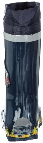 Playshoes Stivali di Gomma Unisex - Bambini e ragazzi, Blu (Vigili Del Fuoco), 34/35 EU miniatura 3