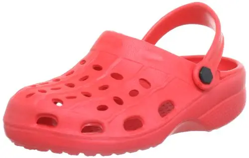 Playshoes Zoccolo In Eva, Sandali Da Bagno Unisex - Bambini e ragazzi, Rosso, 26/27 EU