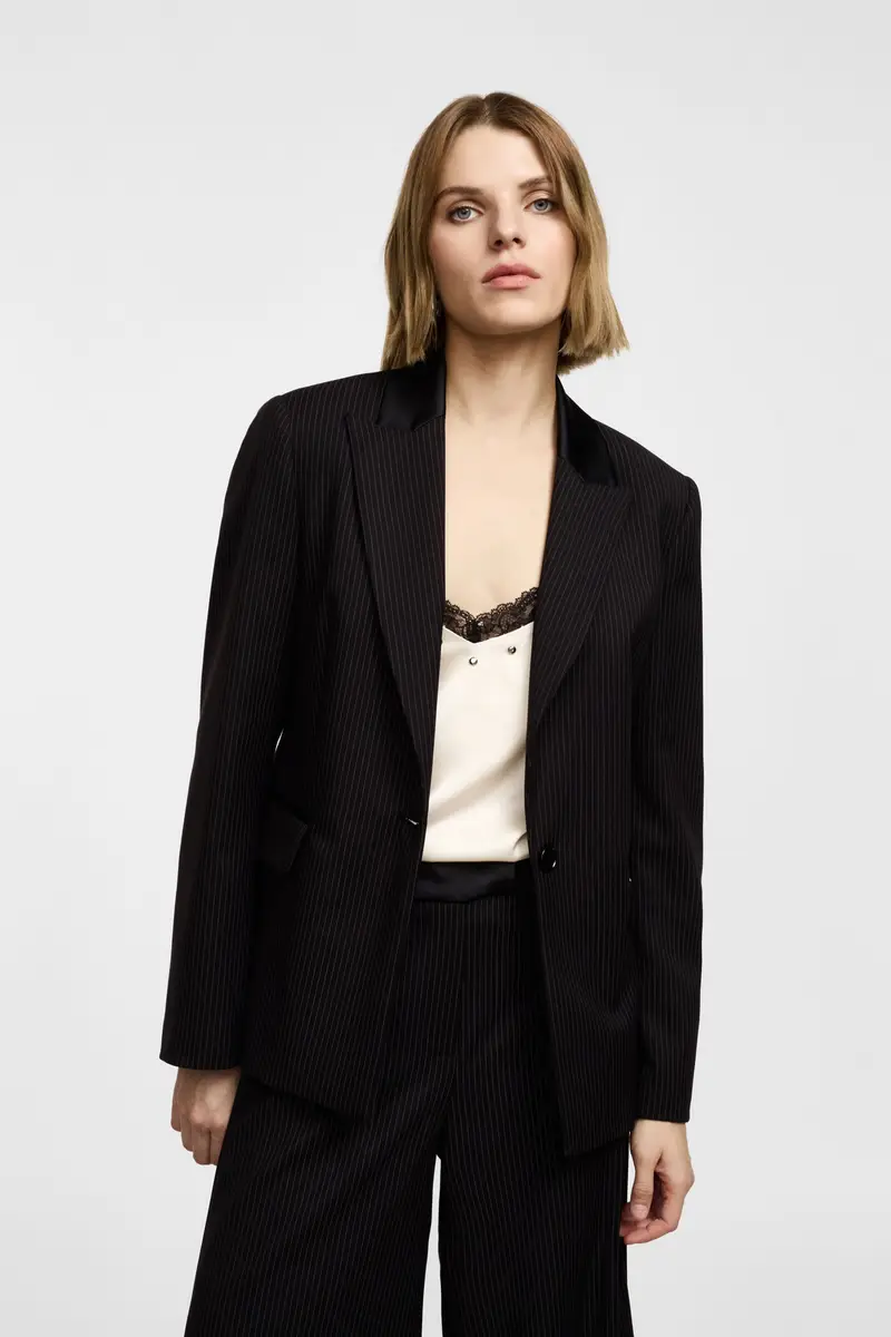 Please Blazer Nero 3565660 miniatura 2