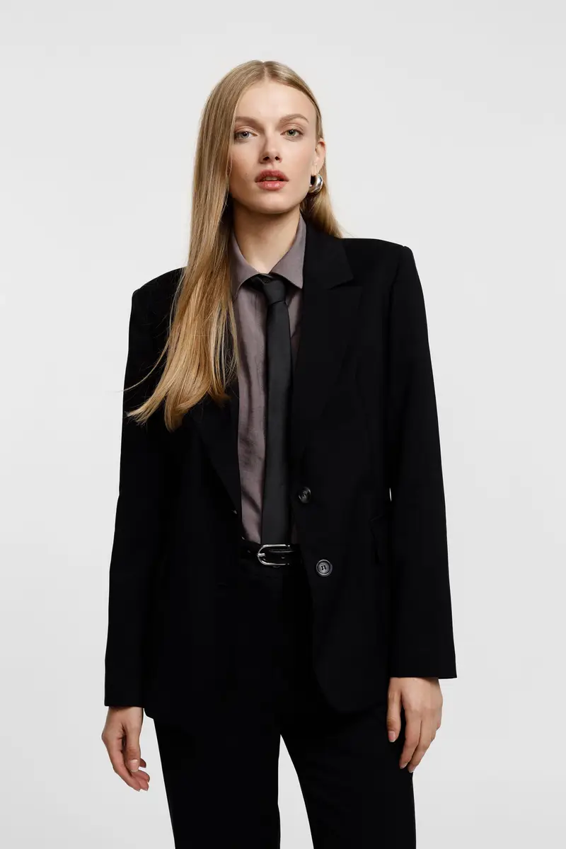 Please Blazer Nero 4351394 miniatura 2