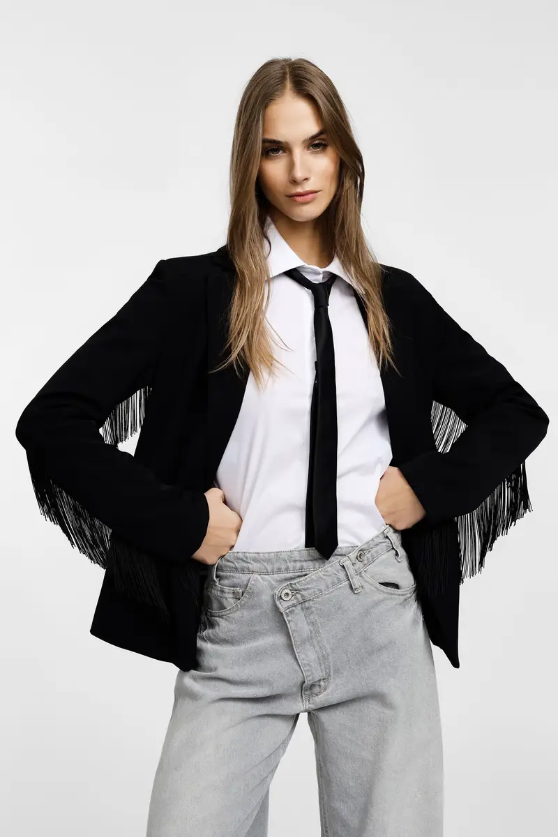 Please Blazer Nero 3782766 miniatura 3