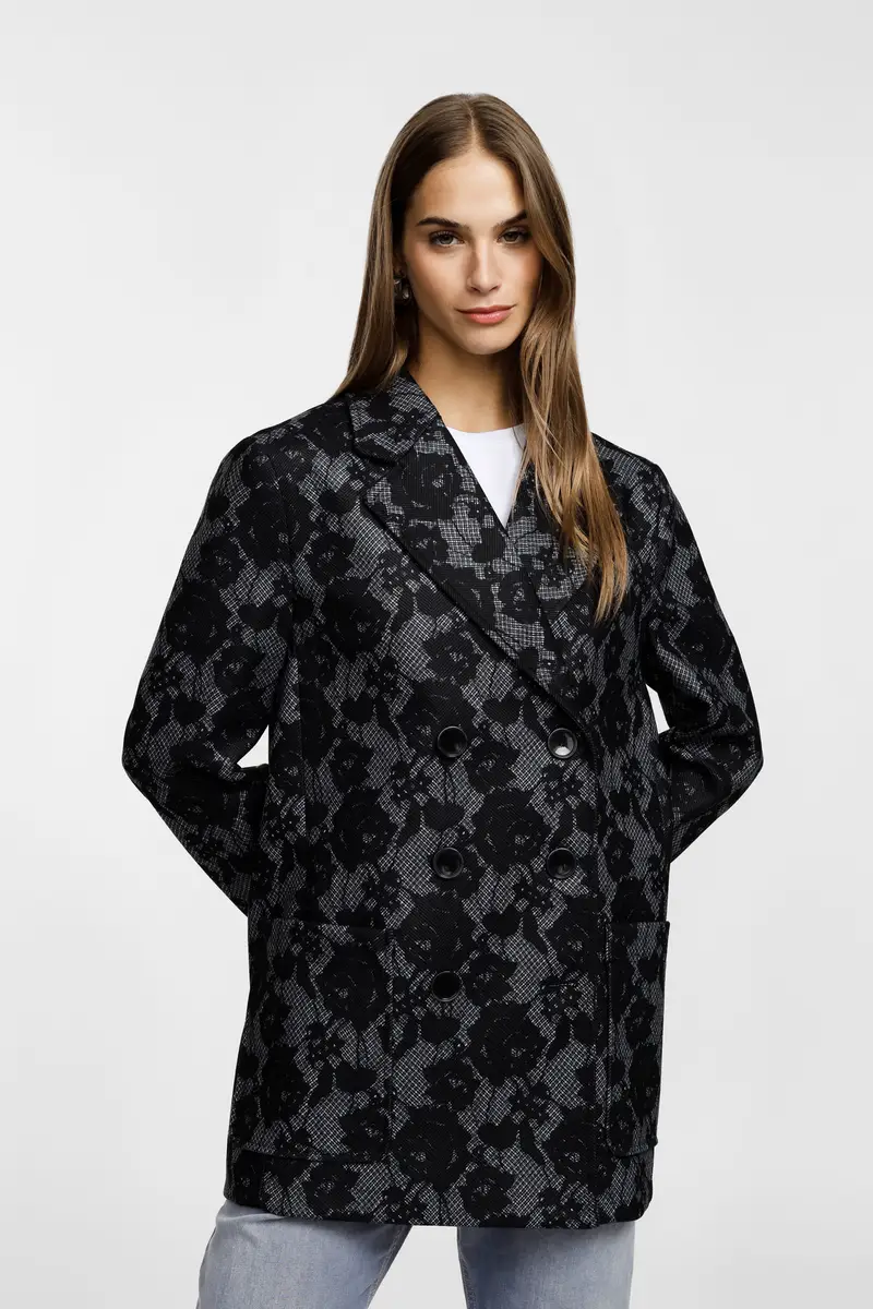 Please Blazer Grigio 4224333 miniatura 2