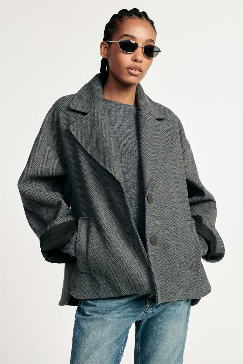 Please Blazer Grigio 4289155 miniatura 3