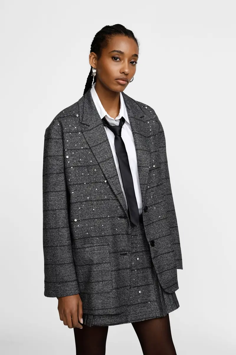 Please Blazer Nero 4170290 miniatura 2