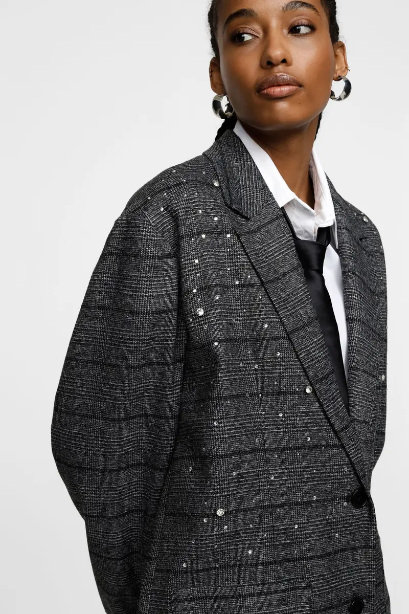 Please Blazer Nero 4170290 miniatura 4